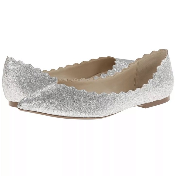betsey johnson sparkle flats